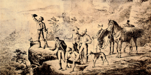 Crossing of Blue Mountains