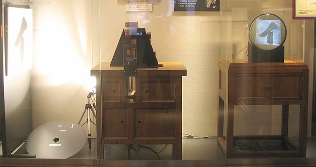 Fully electronic television receiver