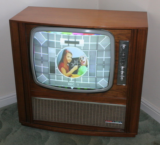 the first colourtelevision