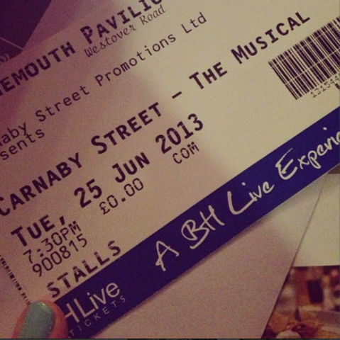 Carnaby Street Press Tickets!