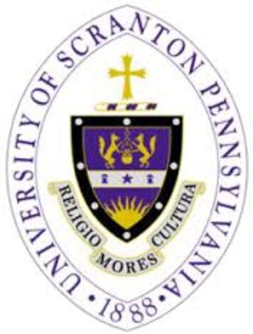 Michelle Enters College at the University of Scranton
