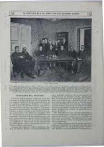 Ratificación del tratado del 6 de abril de 1914