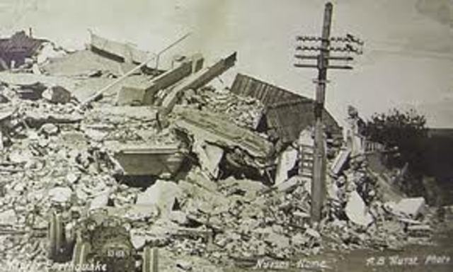 Napier's earthquake
