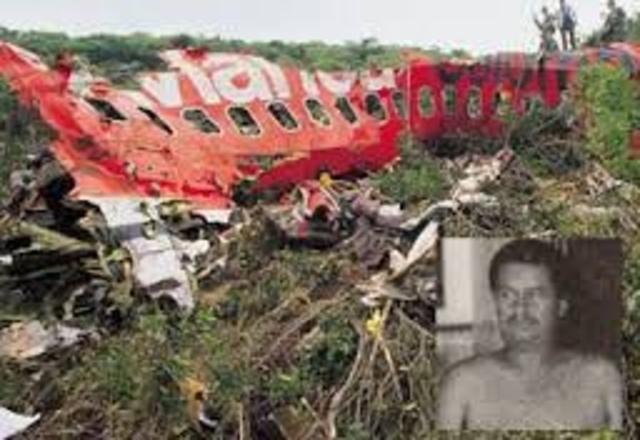 Explosión avion de Avianca