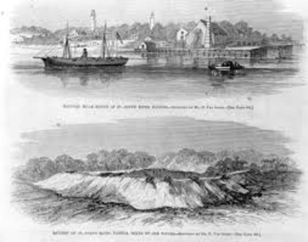 Battle of St Johns Bluff Oct 1-3