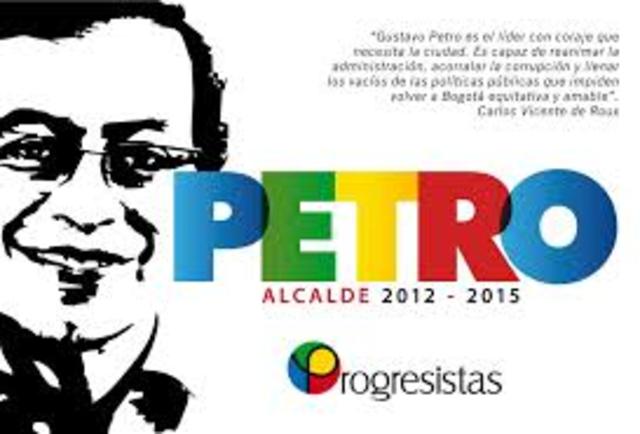 Triúnfo de Gustavo Petro como alcalde de Bogotá
