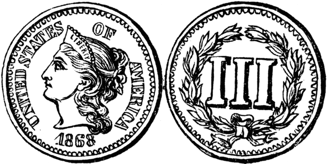 Congress authorizes new coin called a nickel.