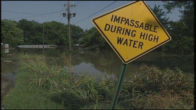 Higher than average rainfall