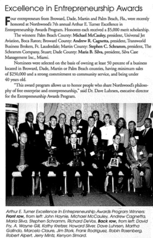 Excellence in Entrepreneurship Awards