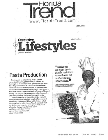 Florida Trend Executive Lifestyles