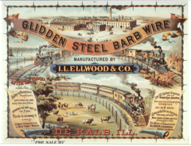 Barbed Wire Fence is Patented