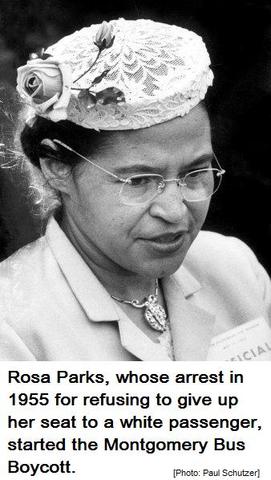 C.E: Montgomery Bus Boycott (US) begins