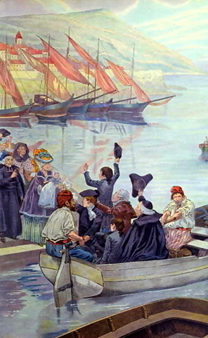 Napoleon prepares to leave Corsica for the first time