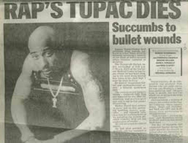 Tupac Shakur Killed in Drive By