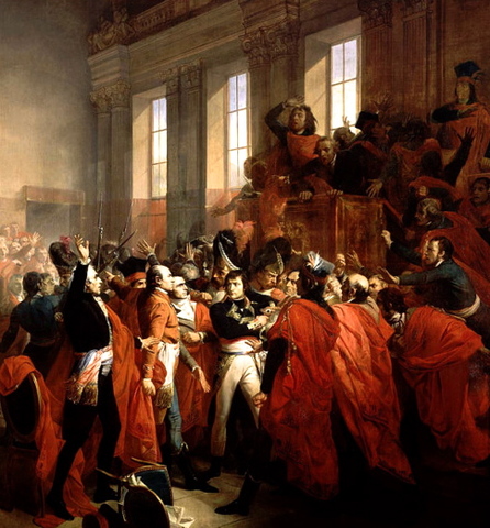 A coup d'etat overthrows the Directory and establishes the Consulate