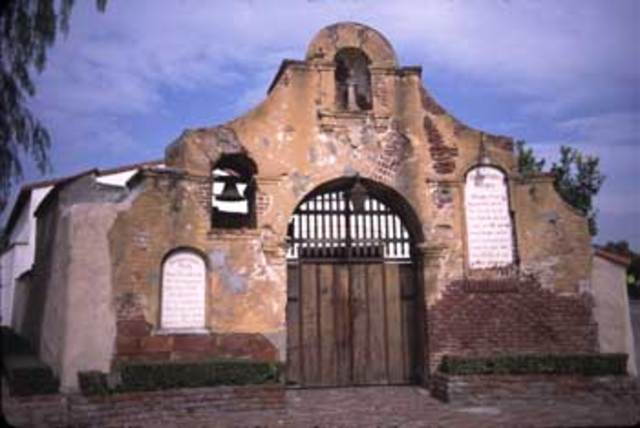 Mission San Gabriel is founded