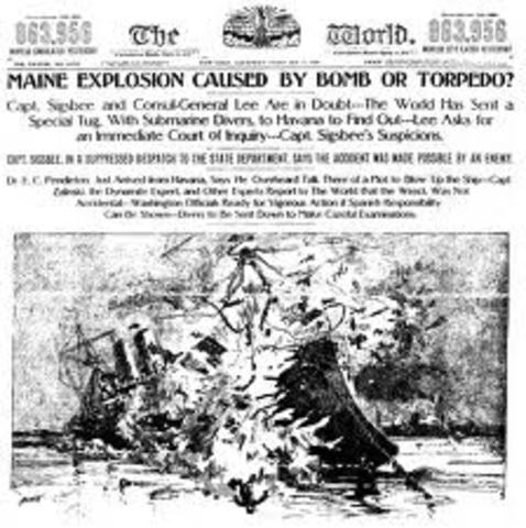 Remember the Maine.. to hell with Spain!