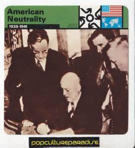 Neutrality Act is passed by US Congress