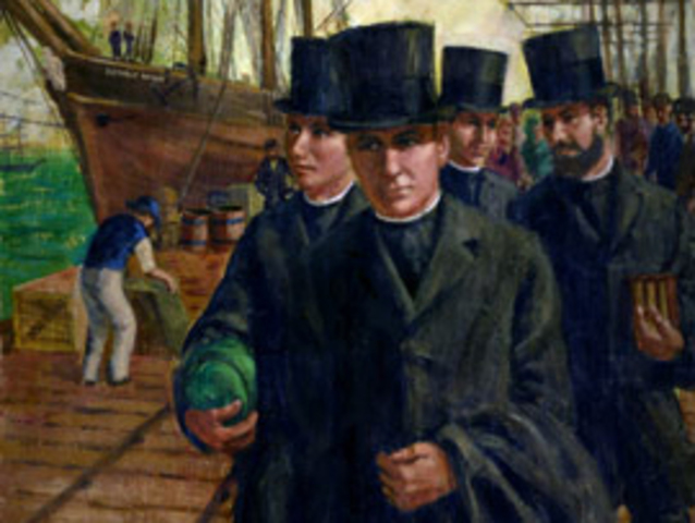 the first catholic bishop came