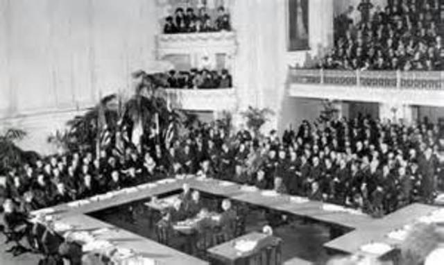 Treaty of Versailles is signed
