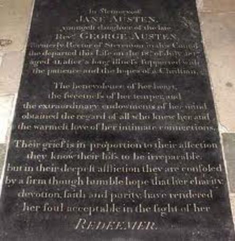 Jane Austen's death