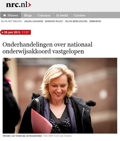 Onderhandelingen NOA vastgelopen