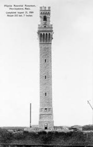 Pilgrim Monument built in Provincetown