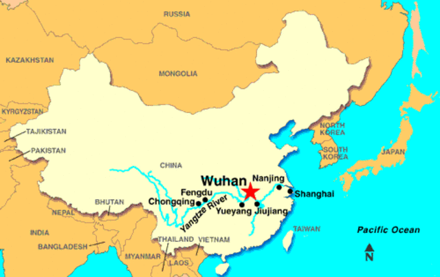 Nationalist government relocates to Wuhan