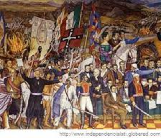 Independencia de Estados Latinoamericanos