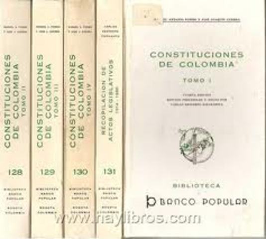 OTRAS CONSTITUCIONES COLOMBIANAS
