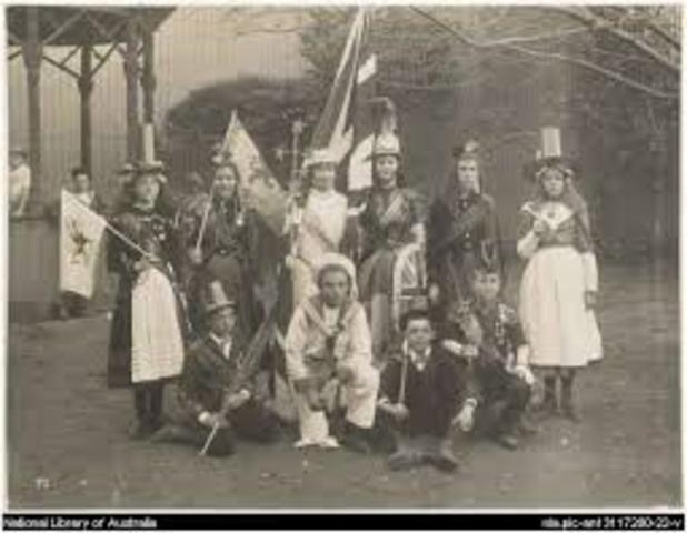 Australia becomes a Federation