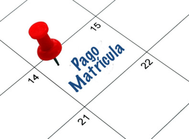 Pago matrícula