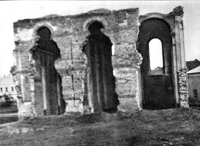 Ruins of their synagogues