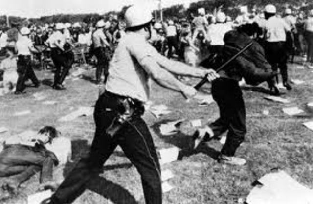 The Democratic National Convention in Chicago