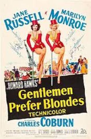 She starred in Gentlemen Prefer Blondes