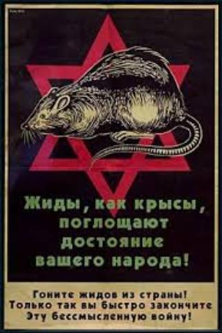 The temporary removement of Anti-Jewish posters