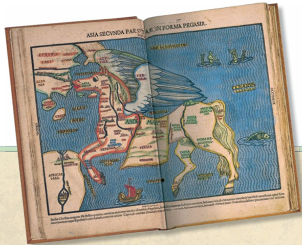 מפה 4 : יבשת אסיה- מפה עתיקה