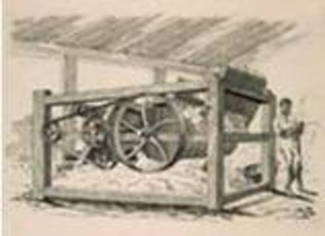 maquina desmotadora de algodon