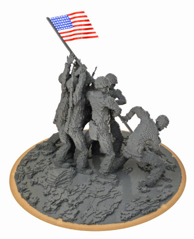 Nathan Sawaya - Iwo Jima Replica