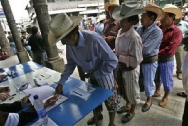 Primeras elecciones democraticas en Guatemala