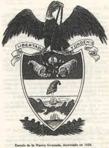 Dentro de la Constitución liberal de 1853, el presidente conservador Manuel María Mallarino promulga las leyes para la formación de los Estados, que le da al país una organización federalista.