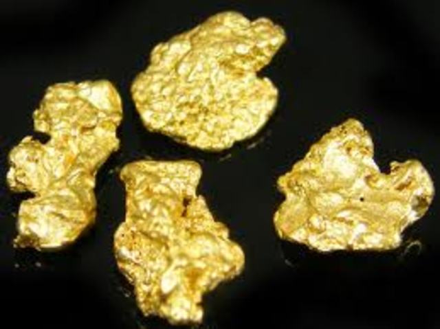 Gold discovered