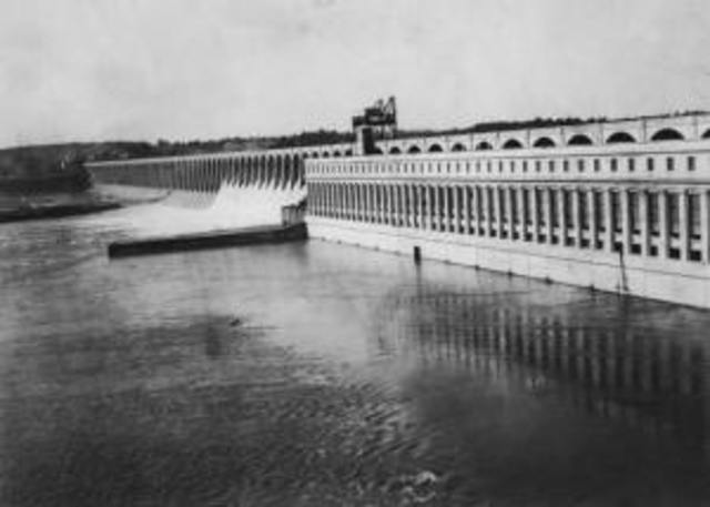 Wilson Locks open for navigation