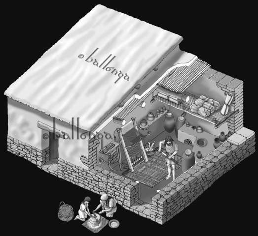 Middle Ages: stone, adobe and wood