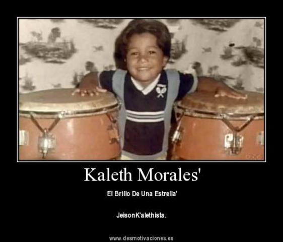 nacimiento de kaleth morales