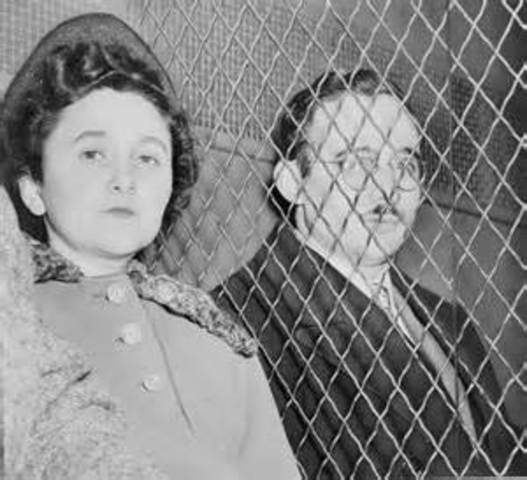 Julius and Ethel Rosenberg were found guilty