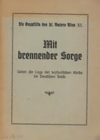 Mit brennender Sorge (PIO XI)