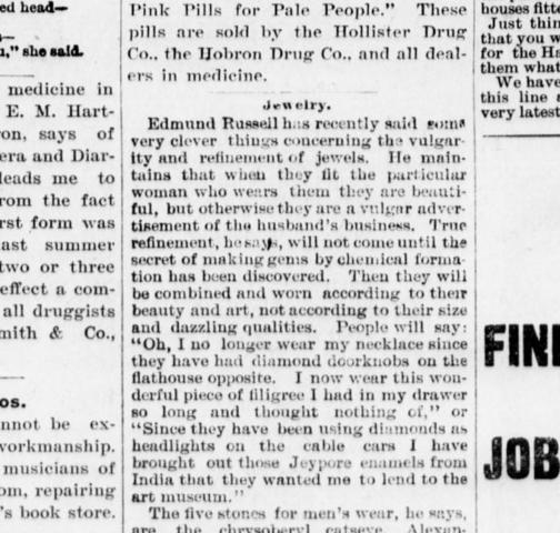 Dictating How to Wear Jewels