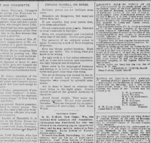 On Dress (and jewels)