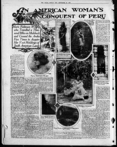 American Woman's Conquest of Peru